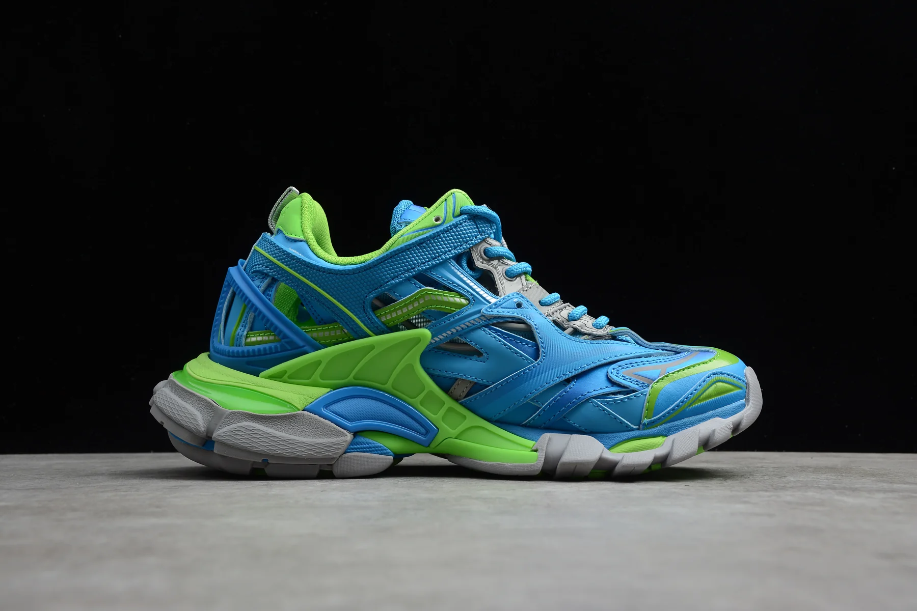 Balenciaga Track.2 Trainer 'Blue Green' - Sneaker Replica Workshop