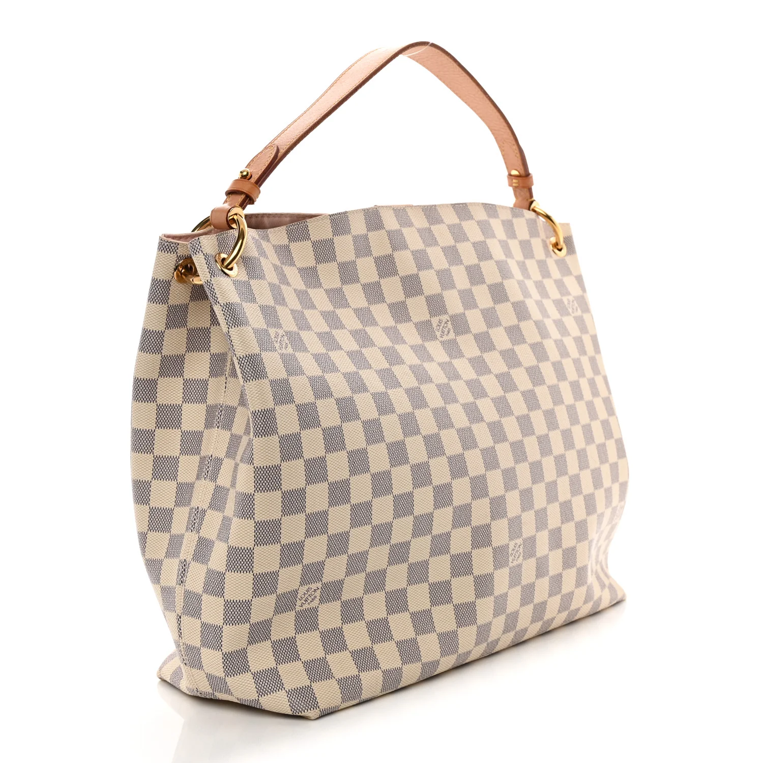 Damier Azur Graceful MM Rose Ballerine