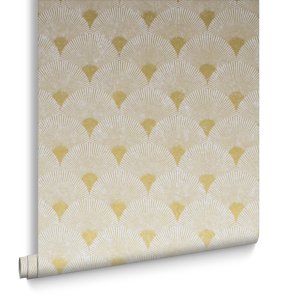 Graham & Brown  vliesbehang  Fan Gold Pearl Graham & Brown  vliesbehang  Fan Gold Pearl