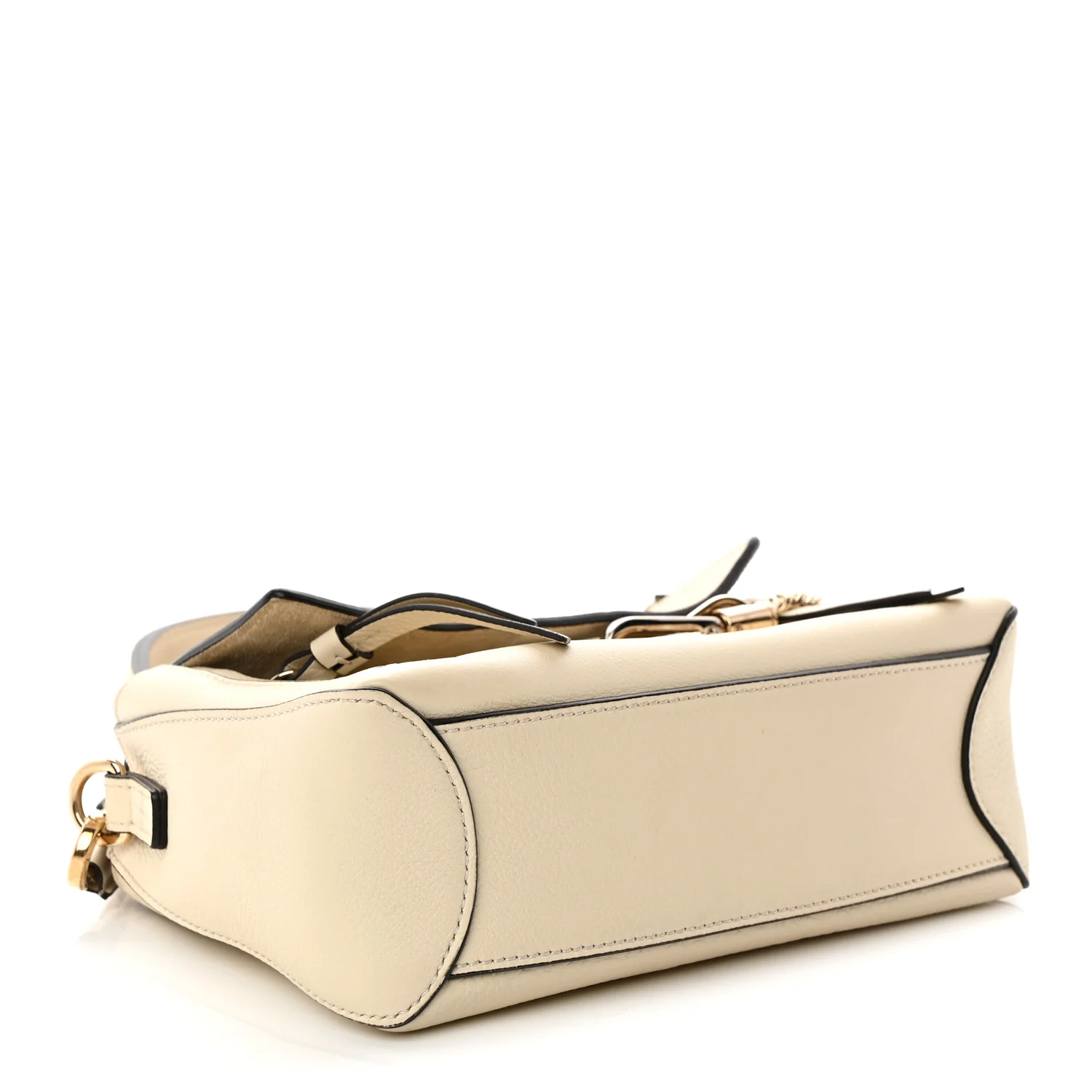 Calfskin Mini Faye Day Shoulder Bag Off White - Top Club