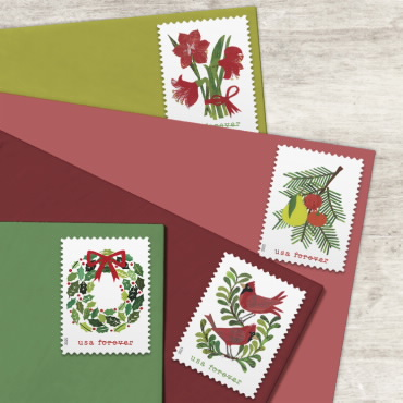 2025 Holiday Cheer Stamps, Book of 20Forever 78¢|