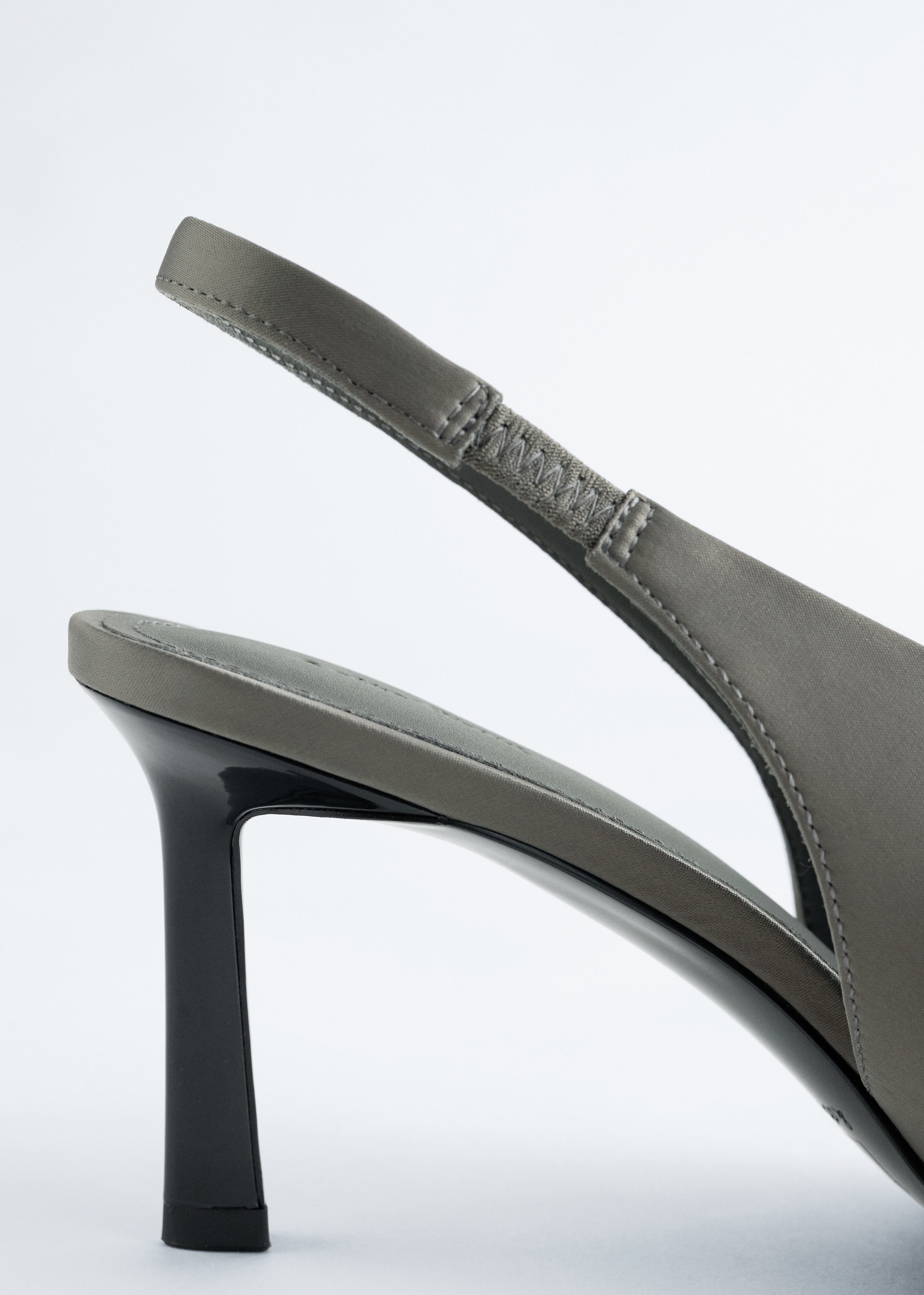 & Other Stories SATIN SLINGBACK PUMPS