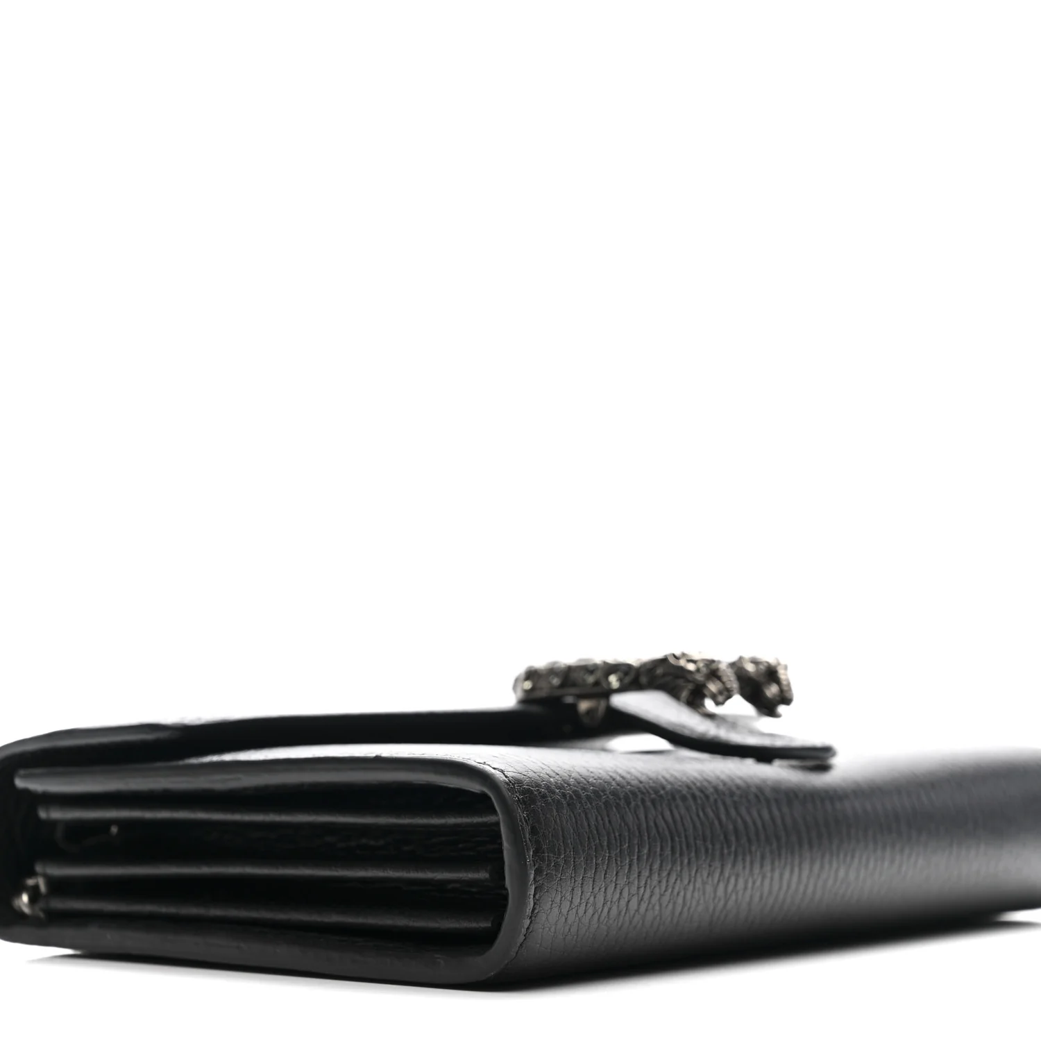 Calfskin Mini Dionysus Chain Wallet Black - Top Club