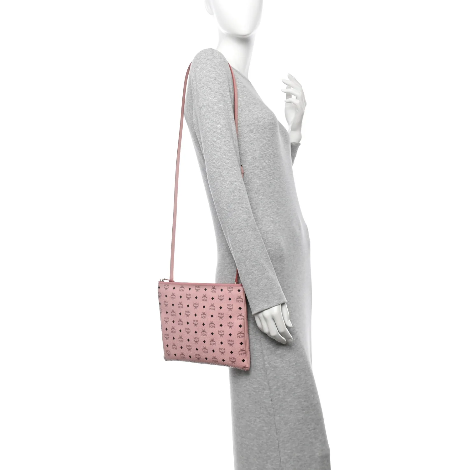 Visetos Medium Crossbody Pouch Soft Pink - Top Club