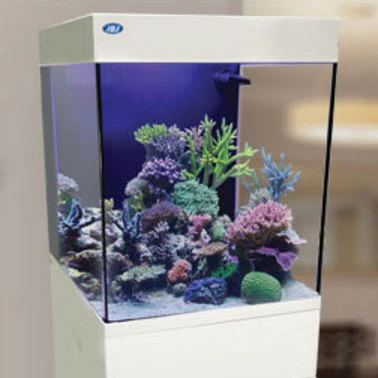 JBJ Aquarium - 10 GALLON WHITE CUBEY TANK