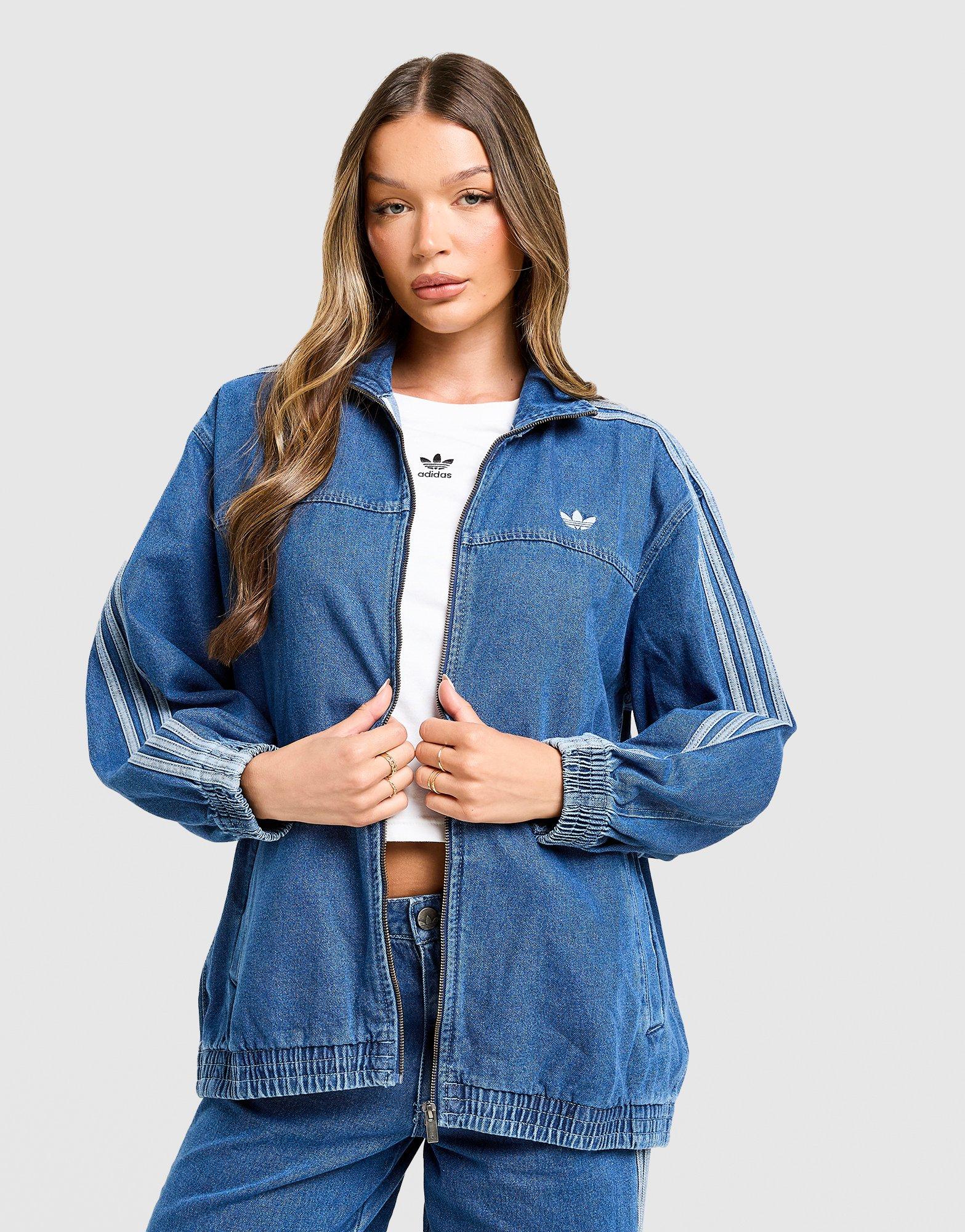 adidas Originals Oversized Denim Firebird Trainingsoberteil Damen