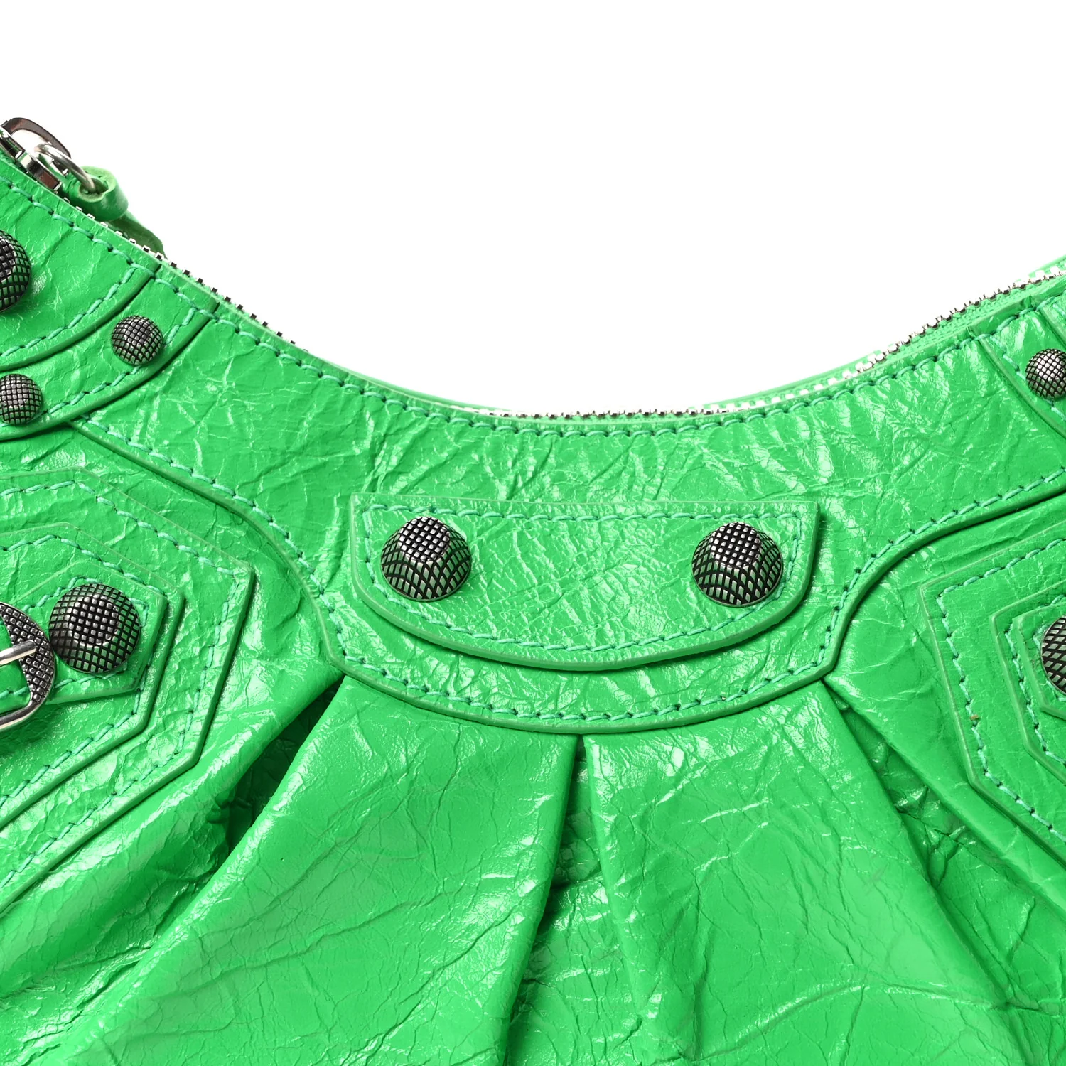 Agneau Arena Le Cagole Shoulder Bag XS Vivid Green - Top Club