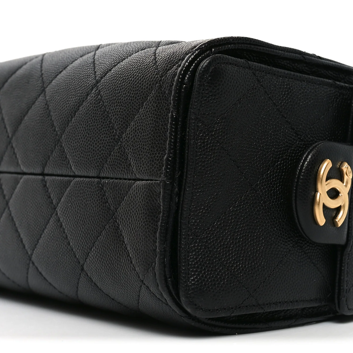 Caviar Quilted Mini Chanel 25 Handbag Black - Top Club