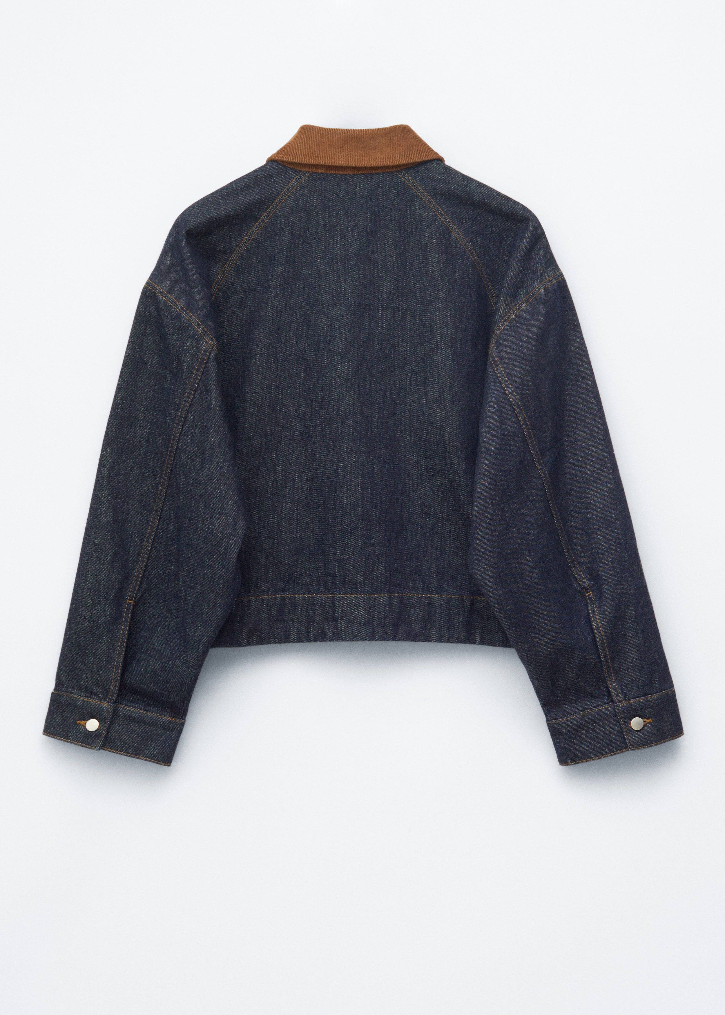 & Other Stories SHORT CORD-COLLAR DENIM JACKET
