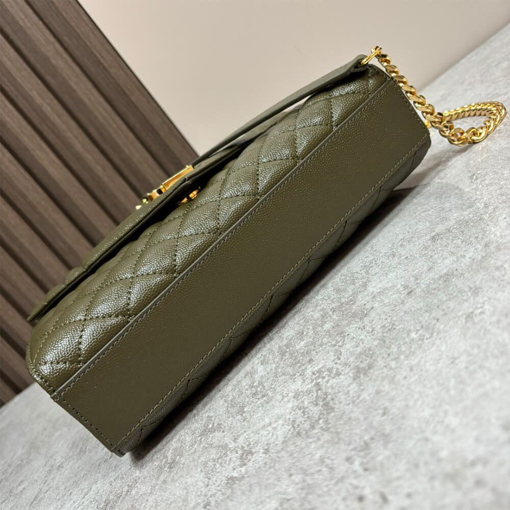 YSL envelope medium in grained leather - Top Club