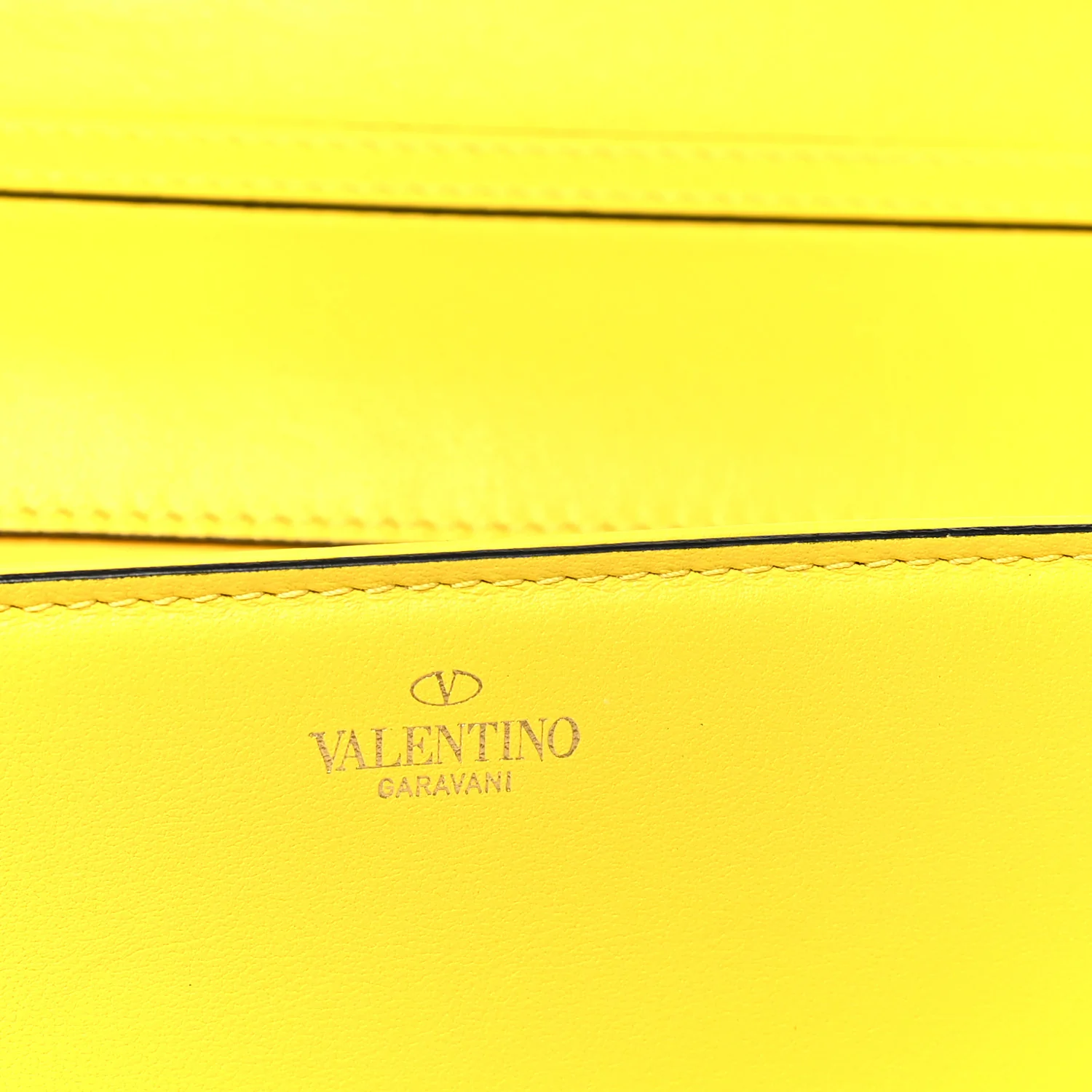 Calfskin Vlogo Loco Shoulder Bag Bright Lemon - Top Club