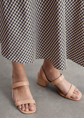 & Other Stories STRAPPY BLOCK HEEL SANDALS