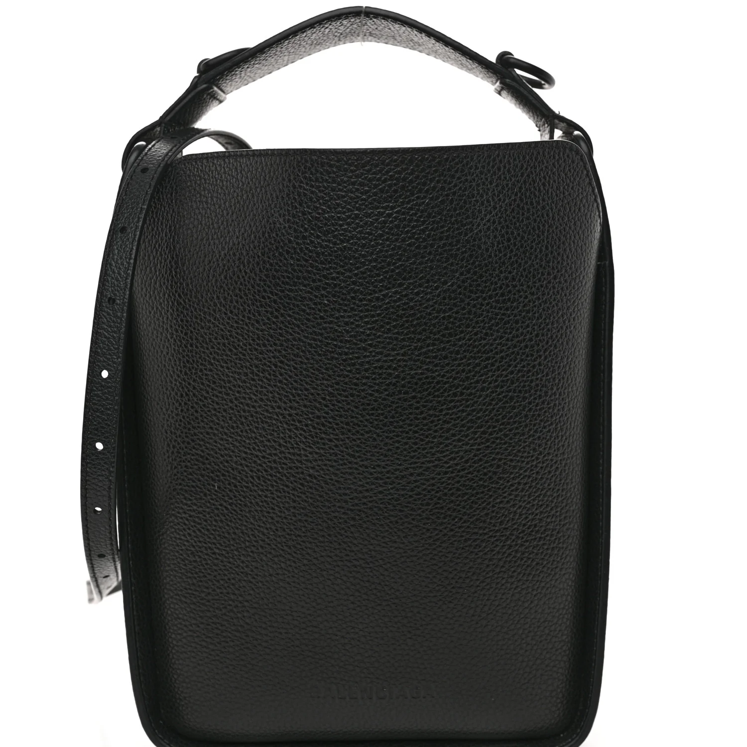 Calfskin Logo XS Tool 2.0 North-South Tote Black - Top Club