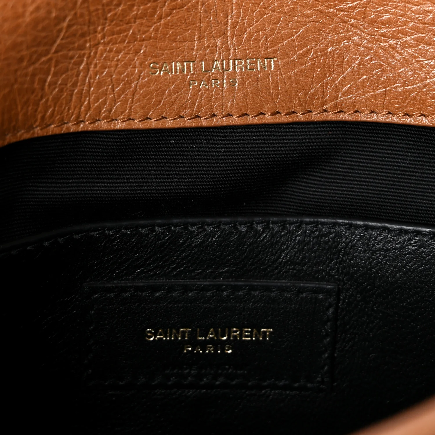 Crinkled Calfskin Matelasse Monogram Baby Niki Chain Satchel Light Caramel - Top Club