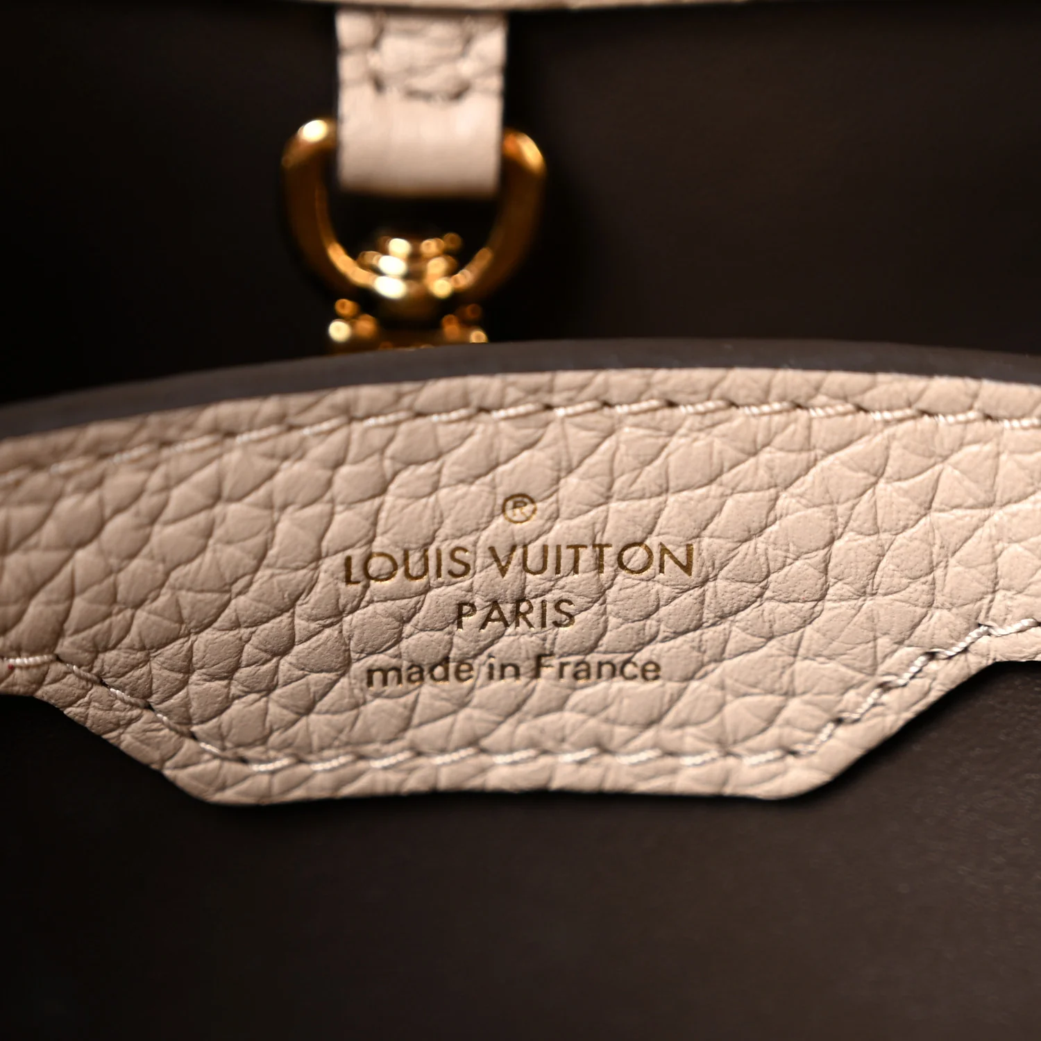 Taurillon Snakeskin Capucines BB Galet - Top Club