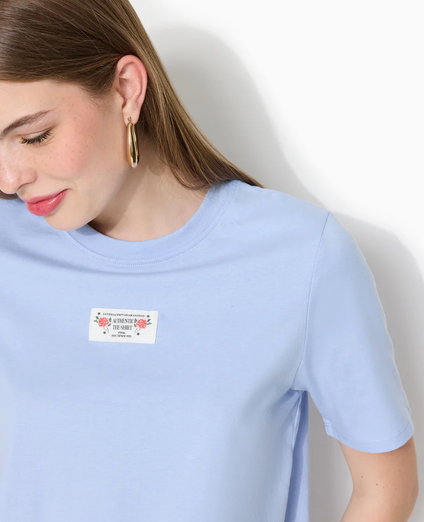 Pimkie T-shirt avec étiquette cousue devant