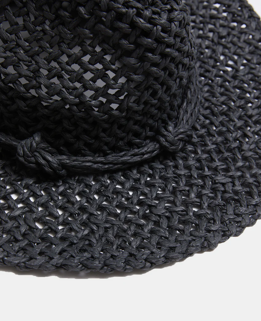 Pimkie Chapeau de paille avec nœuds