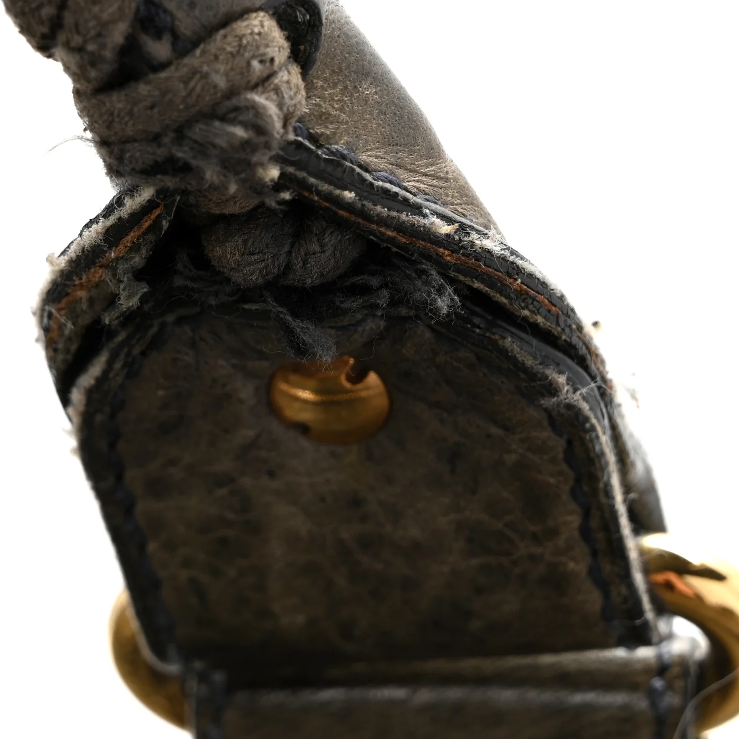 Agneau Giant 21 Gold Hardware Work Anthracite - Top Club