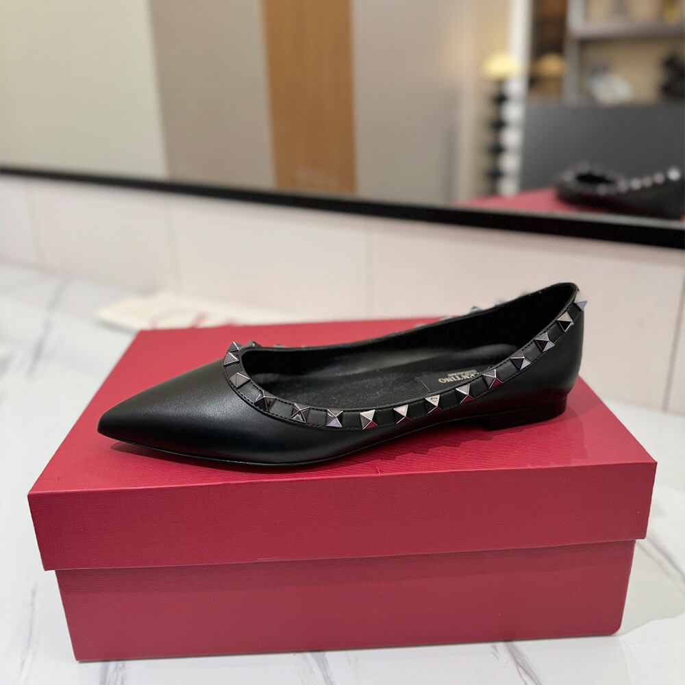 VALENTINO ROCKSTUD BALLET FLAT - Top Club