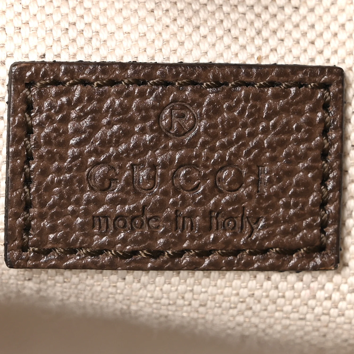 Monogram Jumbo GG Textured Dollar Calfskin Web Belt Bag Camel Ebony New Acero - Top Club