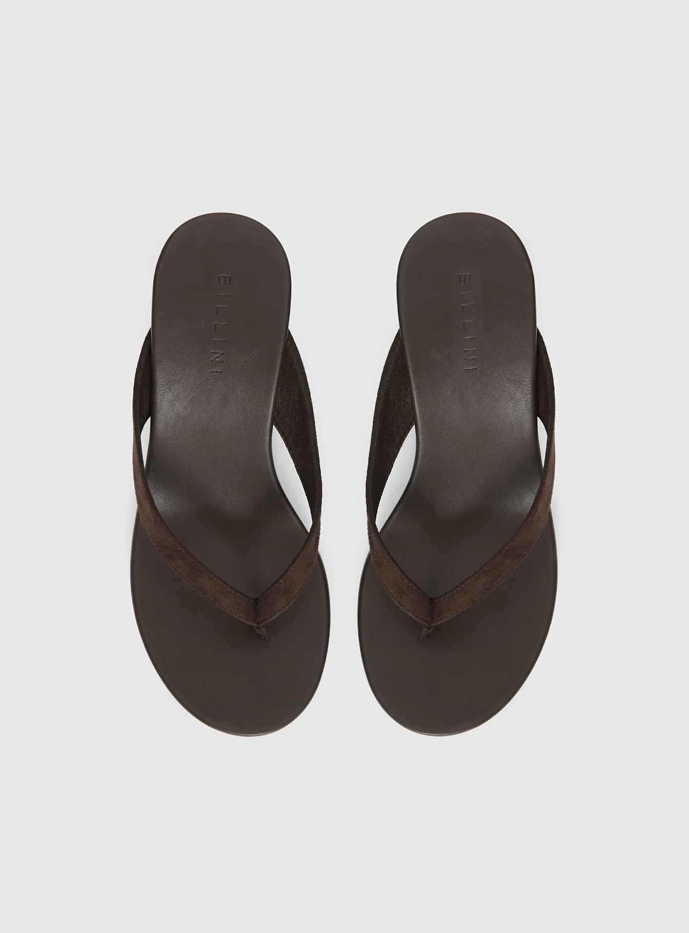 Billini Ravyn Heels Dark Cacao Faux Suede