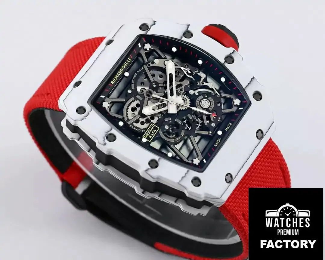 Richard Mille RM35-01 BBR Factory Red Fabric Strap
