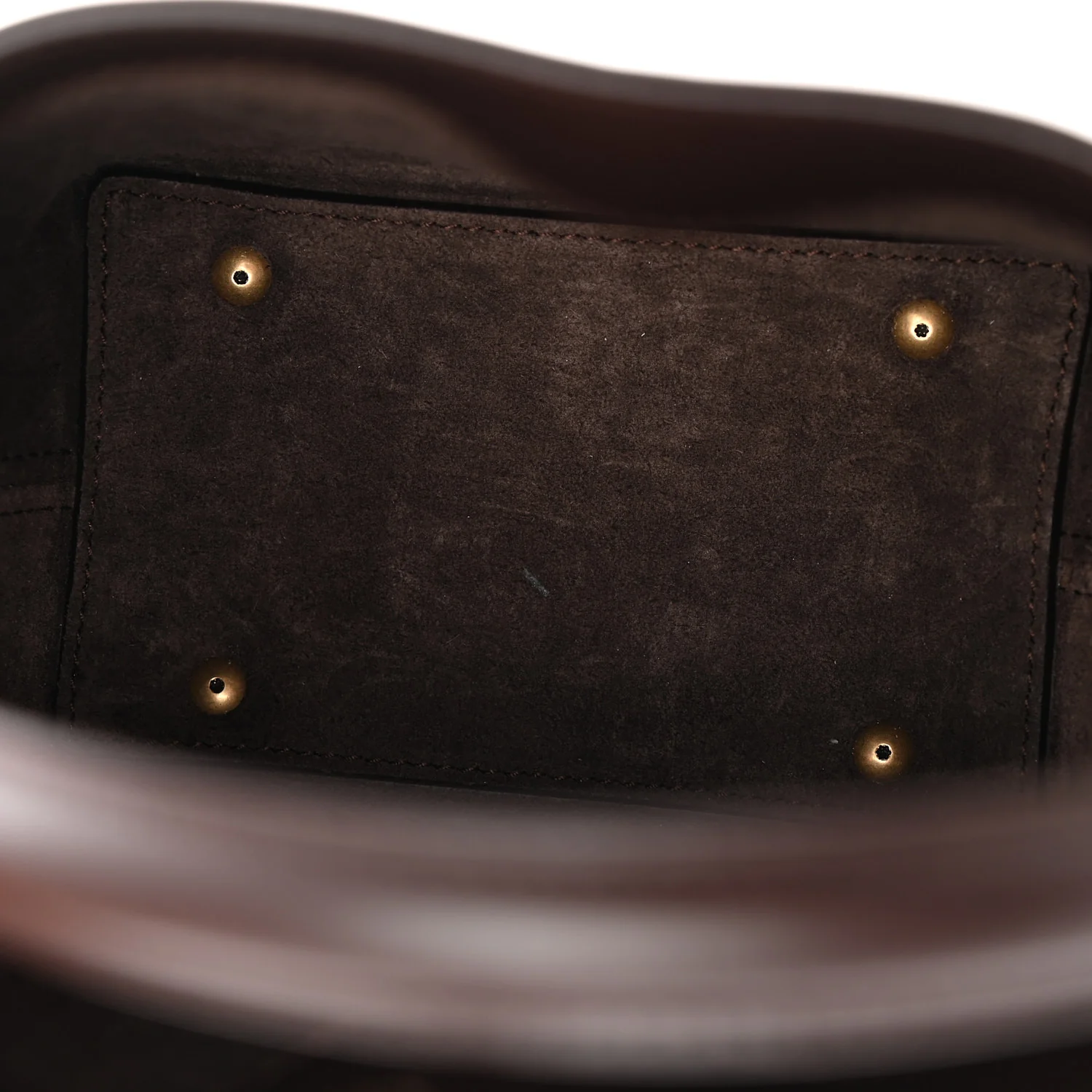 Shiny Calfskin Le 37 Mini Bucket Bag Dark Sweet Chocolate - Top Club