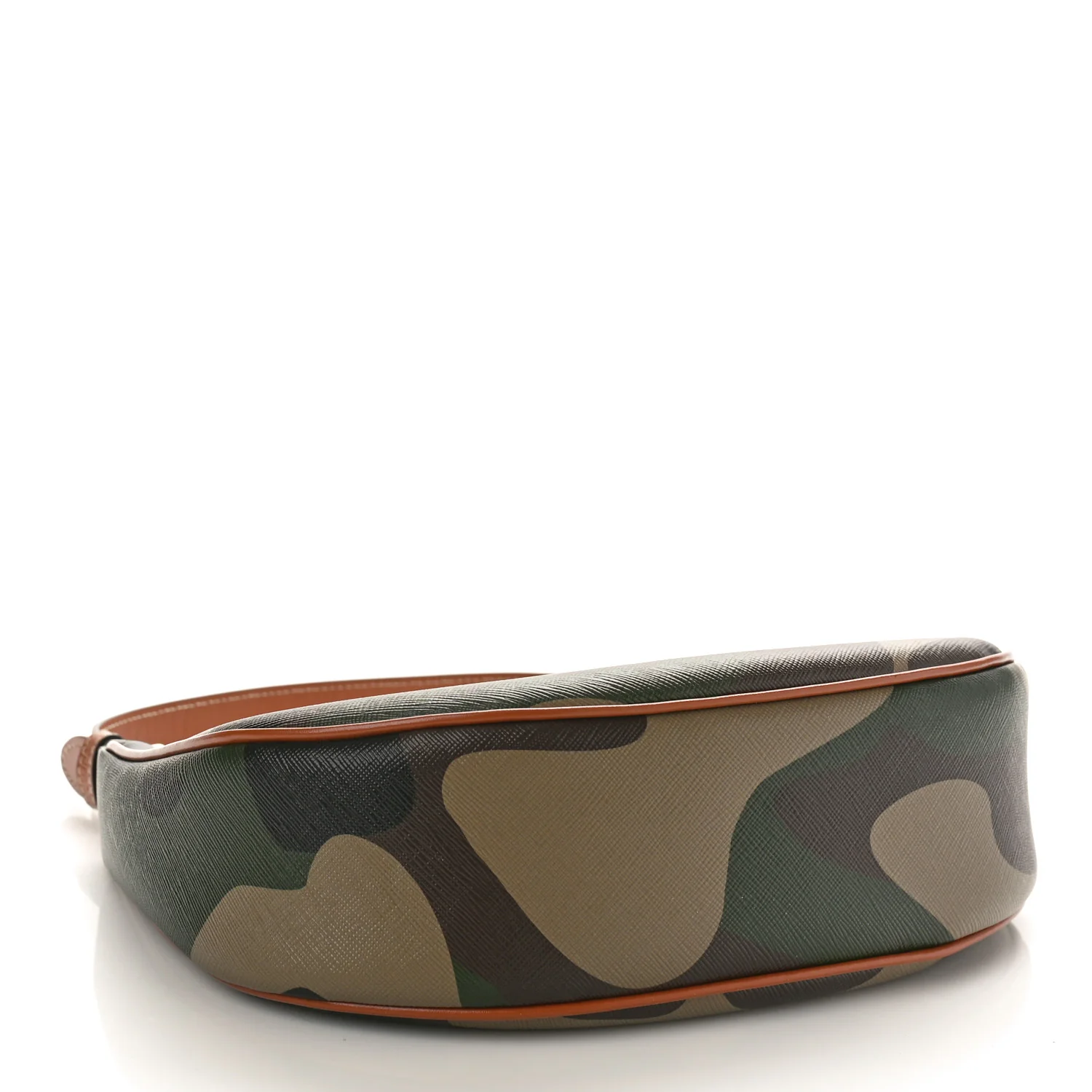 Canvas Calfskin Camouflage Ava Logo Triomphe Shoulder Bag Khaki - Top Club