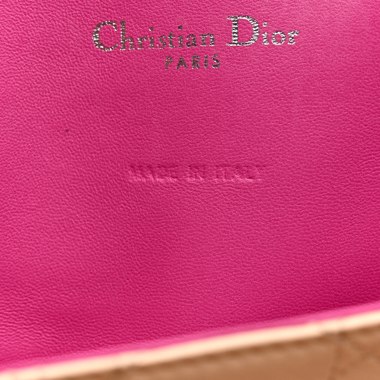 Lambskin Cannage Large Miss Dior Flap Sorbet - Top Club