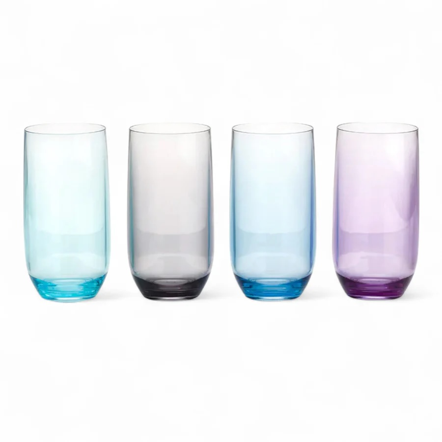 Acryl Glas Moonstone tall - set van 4