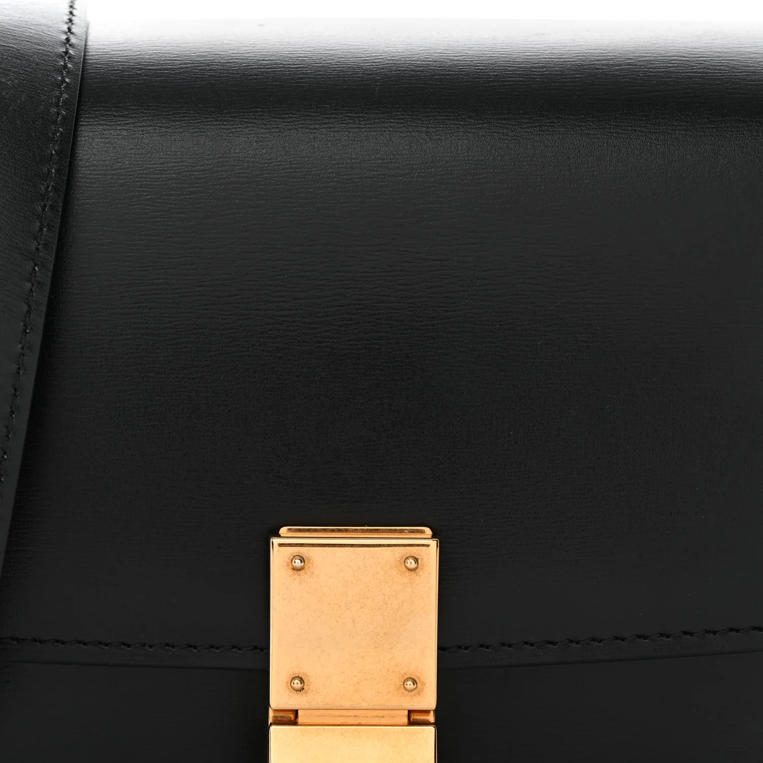 Box Calfskin Small Classic Box Flap Bag Black - Top Club