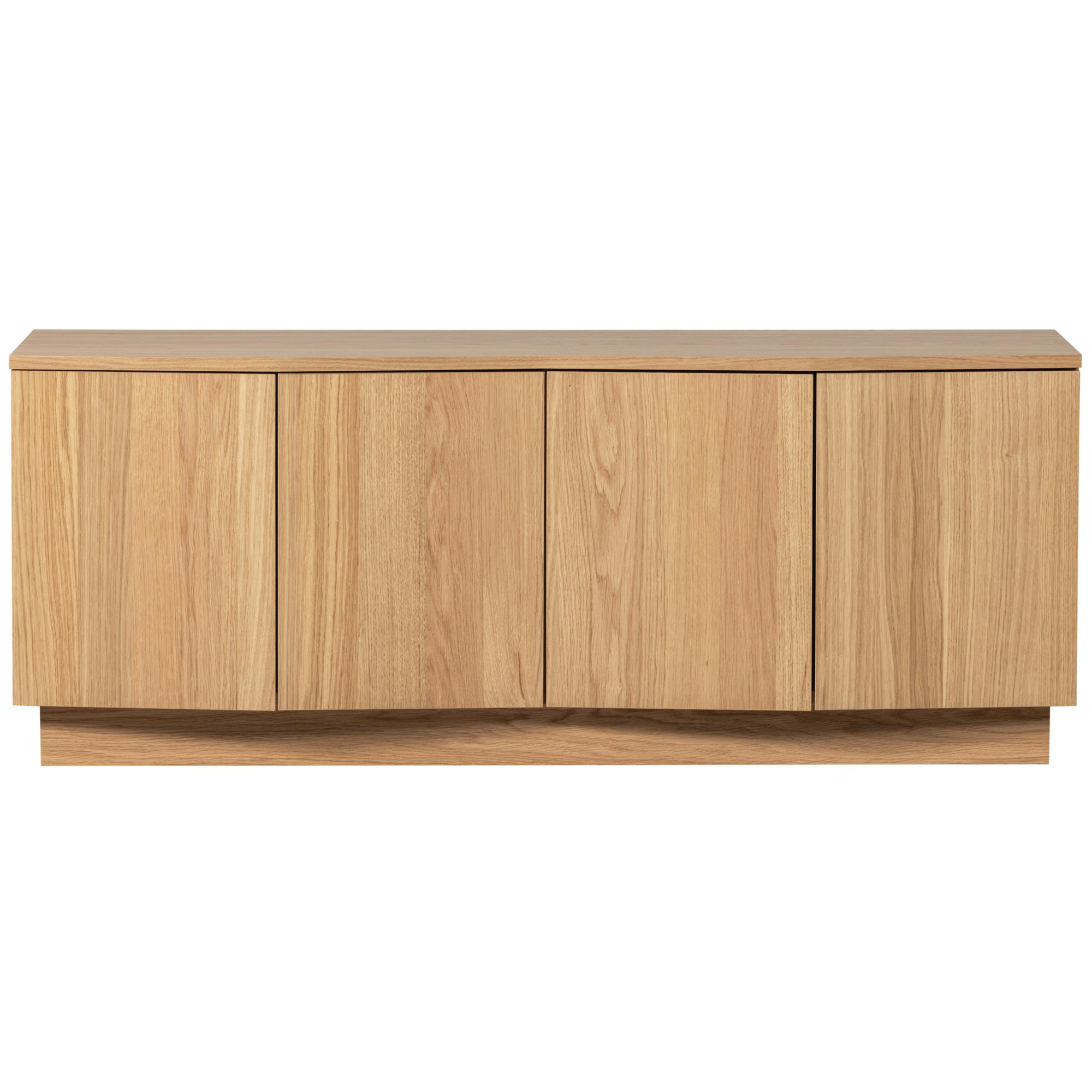 Tv Meubel Zuma 133cm Eiken Transparant Zuma Tv Meubel 133Cm Eiken Transparant