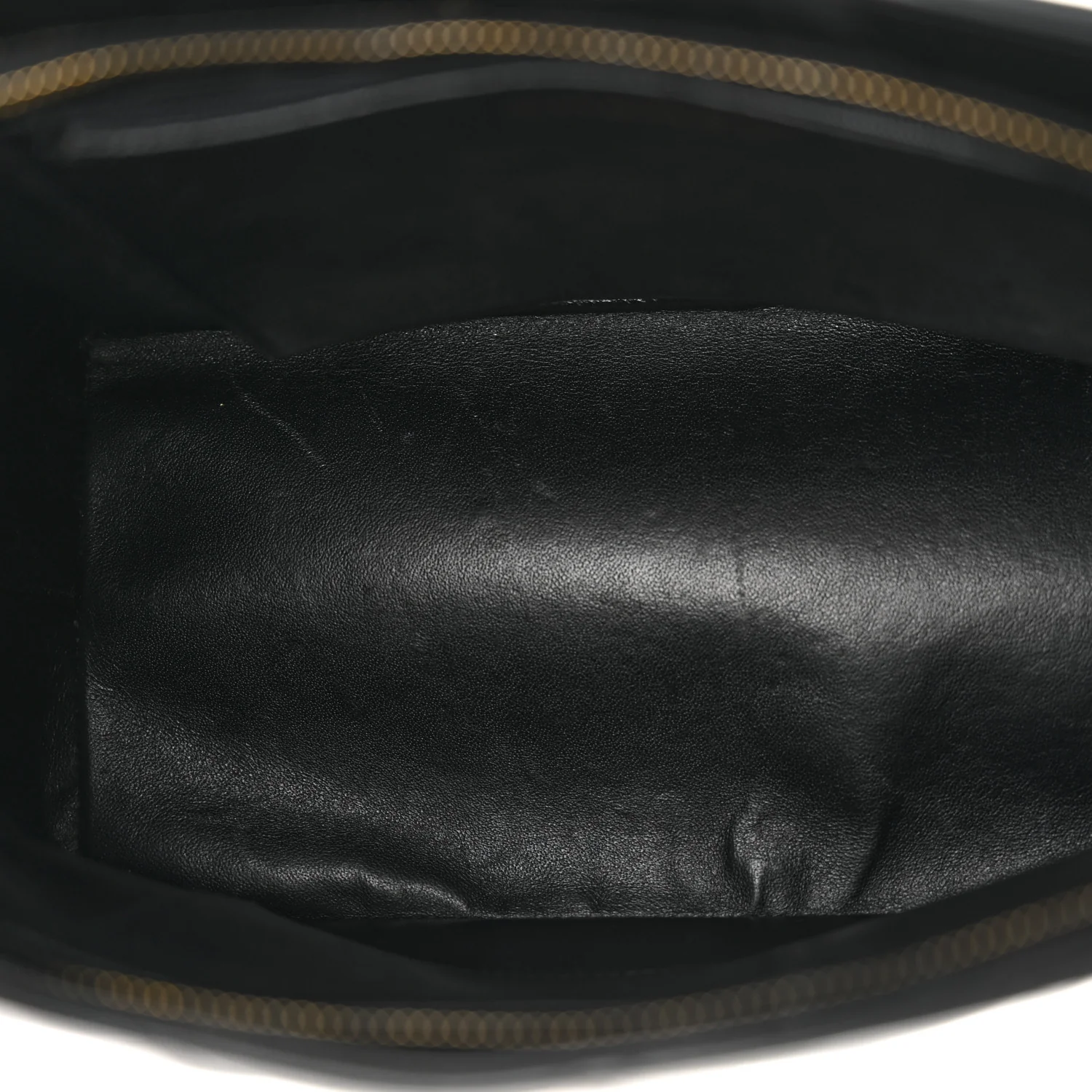Patent Medallion Tote Black - Top Club