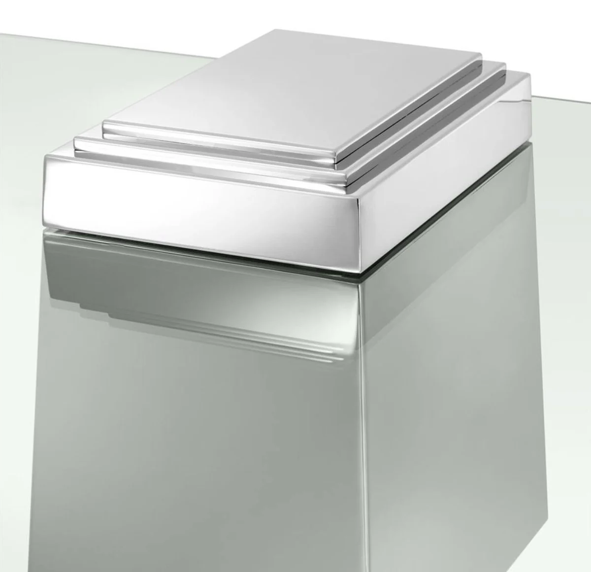 Luxury coffee table / living room table silver 105 x 105 x H. 44 cm - luxury living room furniture