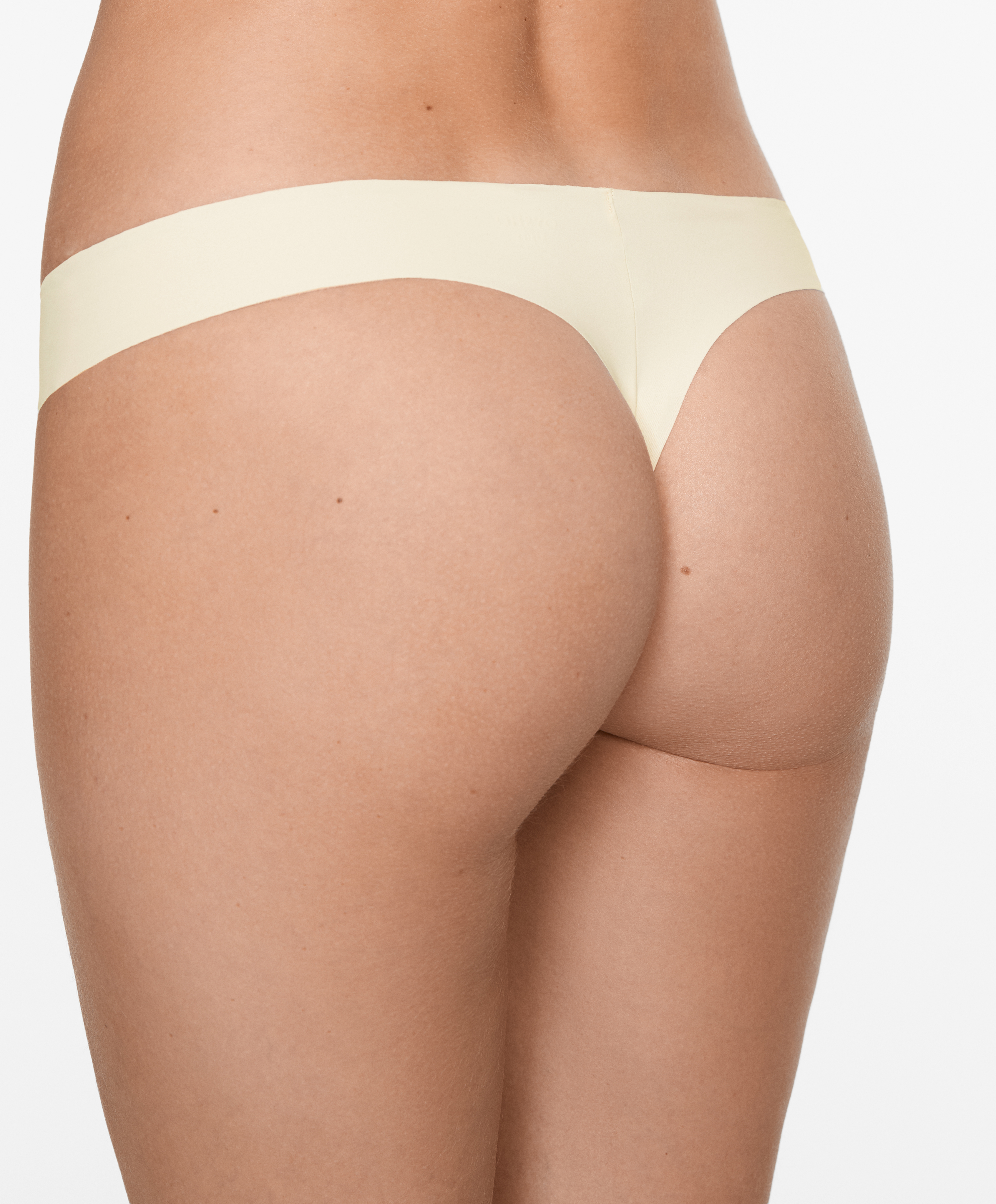OYSHO 5 laser-cut polyamide blend thongs