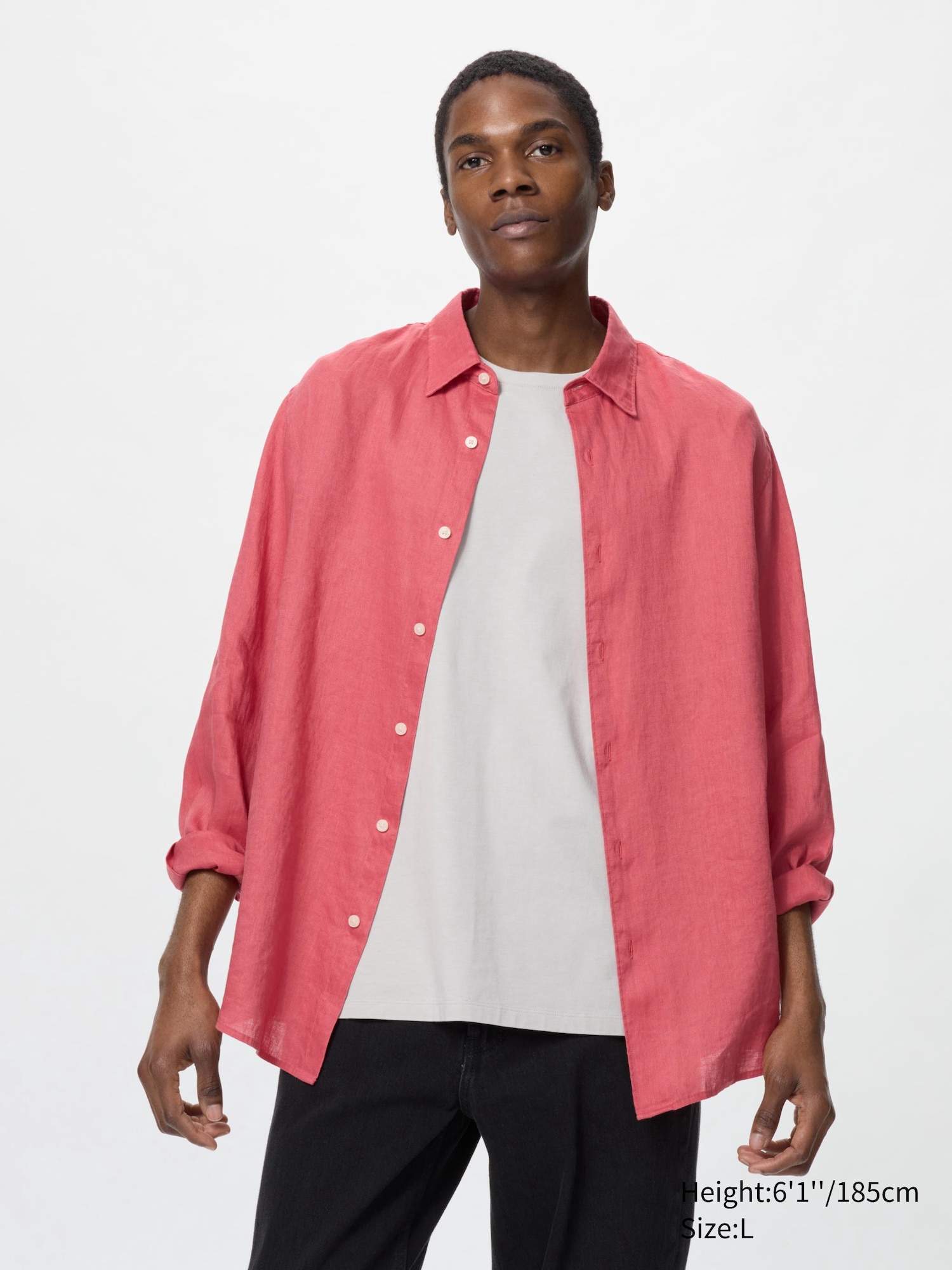 100% European Premium Linen Shirt Long Sleeve