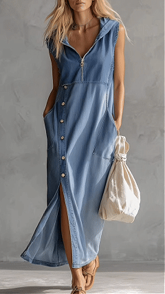 Women's Loose-Fit Casual Long Cardigan Vest Dress - Nordfashionstorm - Women's Clothing, Fashion for You - Nordfashionstorm.com