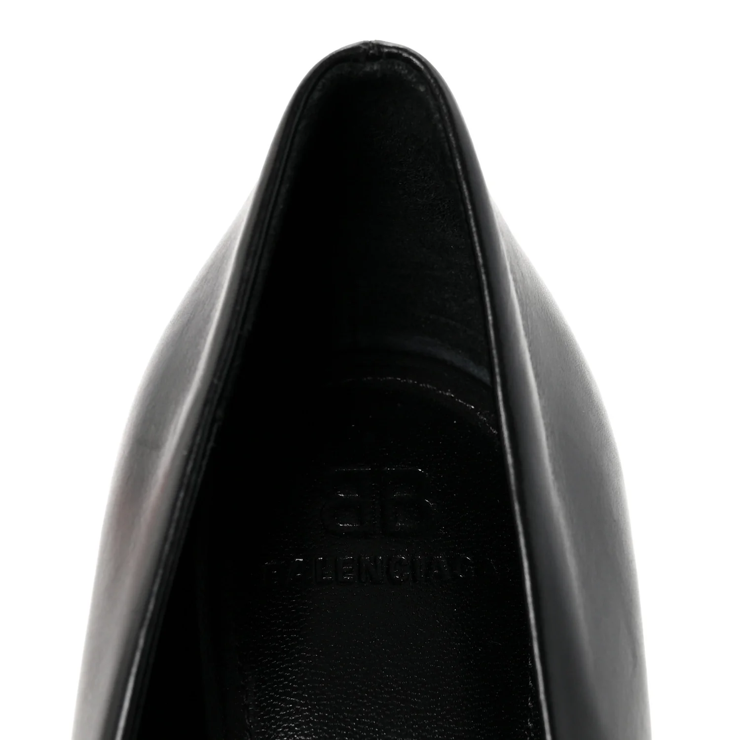 Distressed Calfskin Odeon 100mm Pumps 38 Black - Top Club