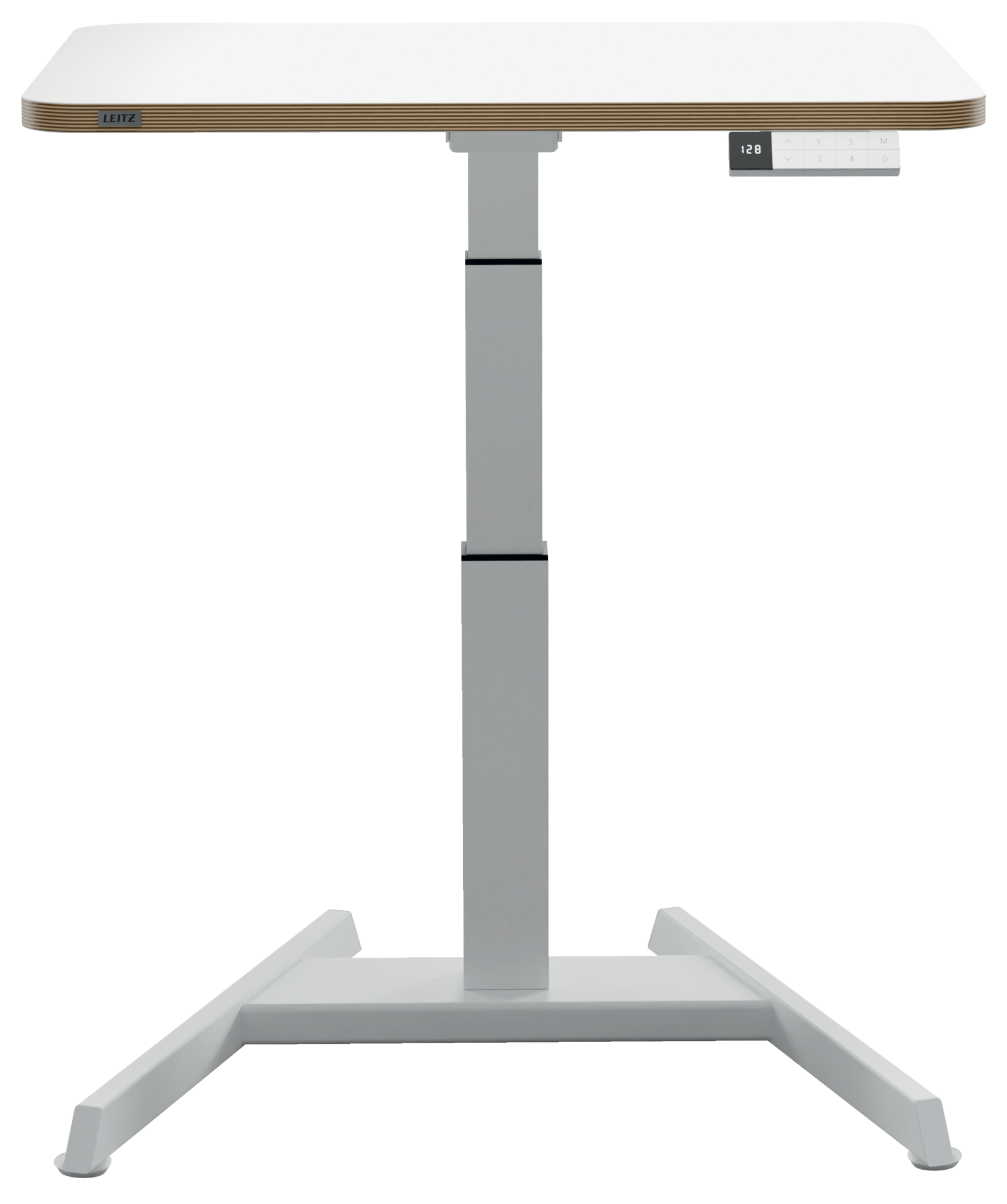 Bureau elektrisch Zit-Sta 80x60 cm wit