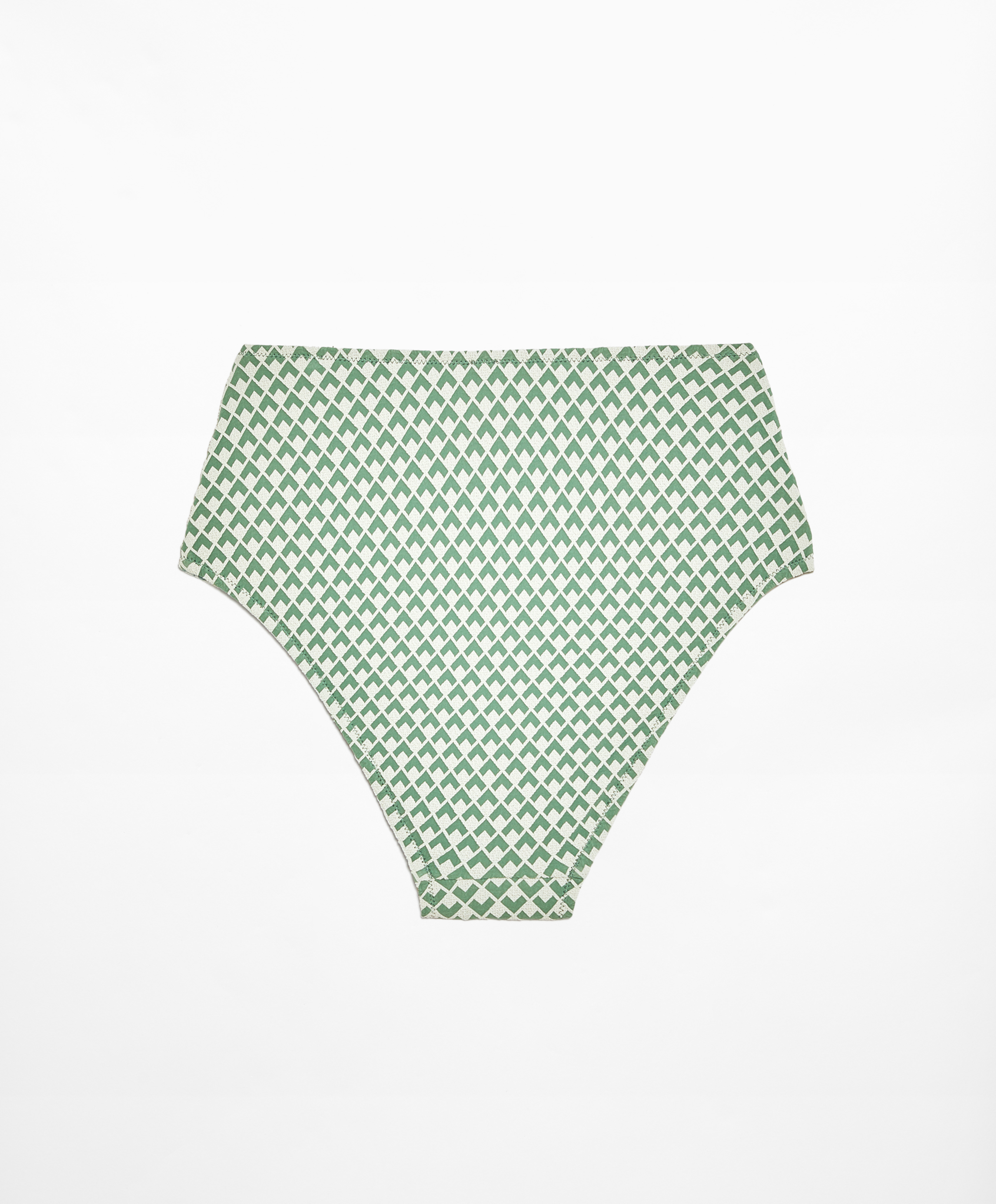 OYSHO Geometric jacquard high-rise bikini briefs