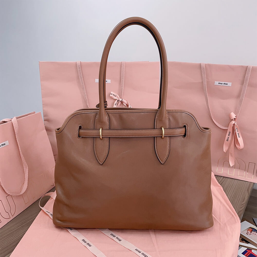 MIUMIU Medium Aventure nappa leather bag(HIGH-END Grade) - Top Club