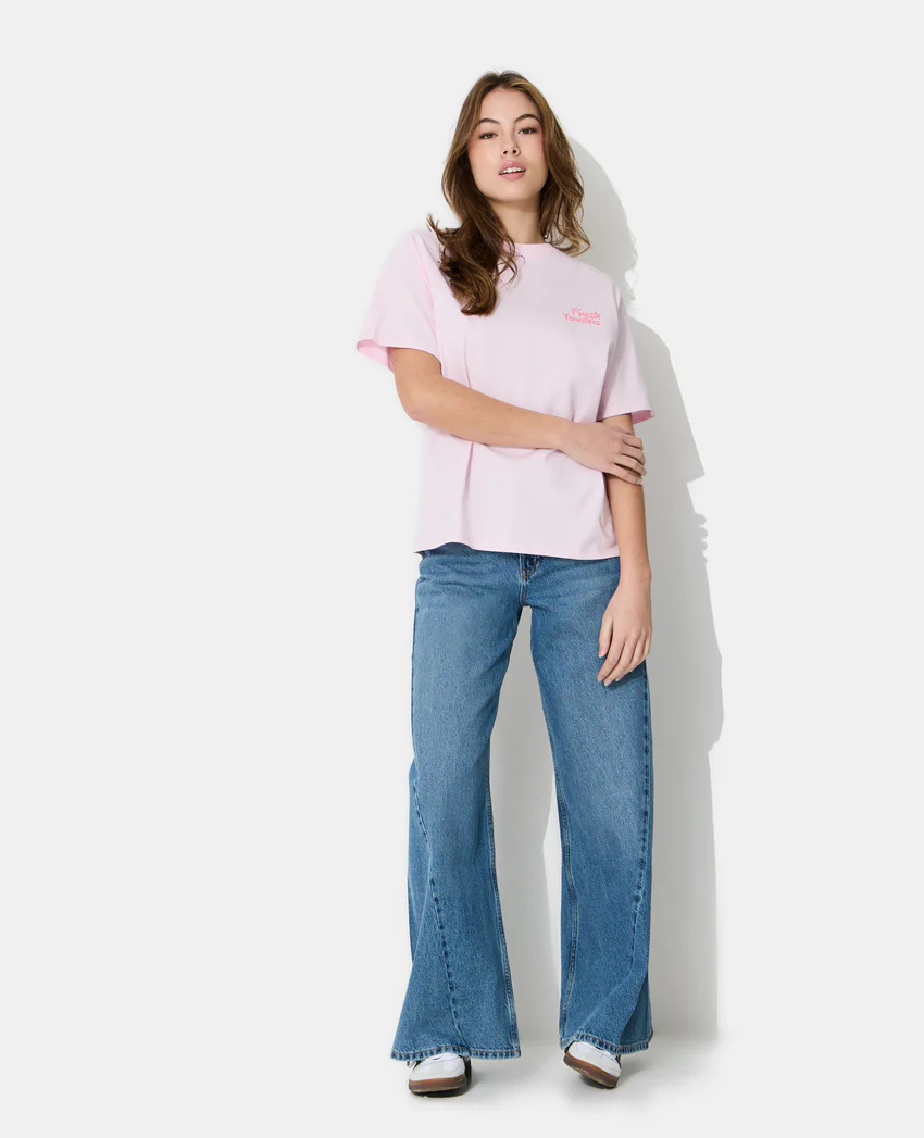 Pimkie T-shirt oversize avec print devant et dos