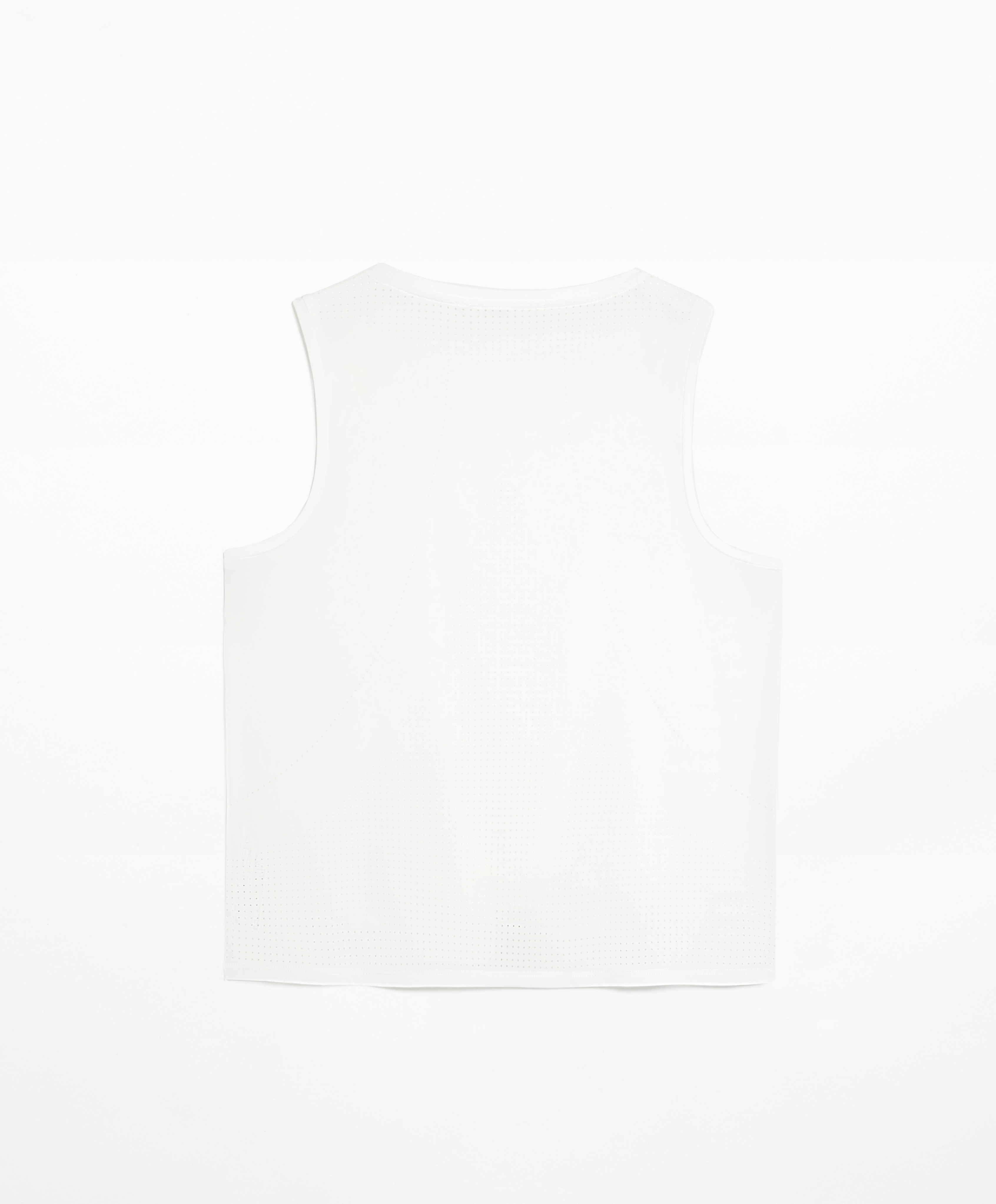 OYSHO Sleeveless cropped technical T-shirt