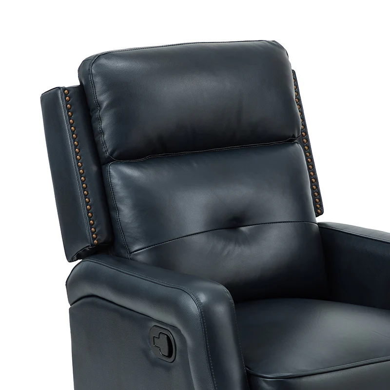 Benito 28.74" Wide Genuine Leather Swivel Rocker Recliner