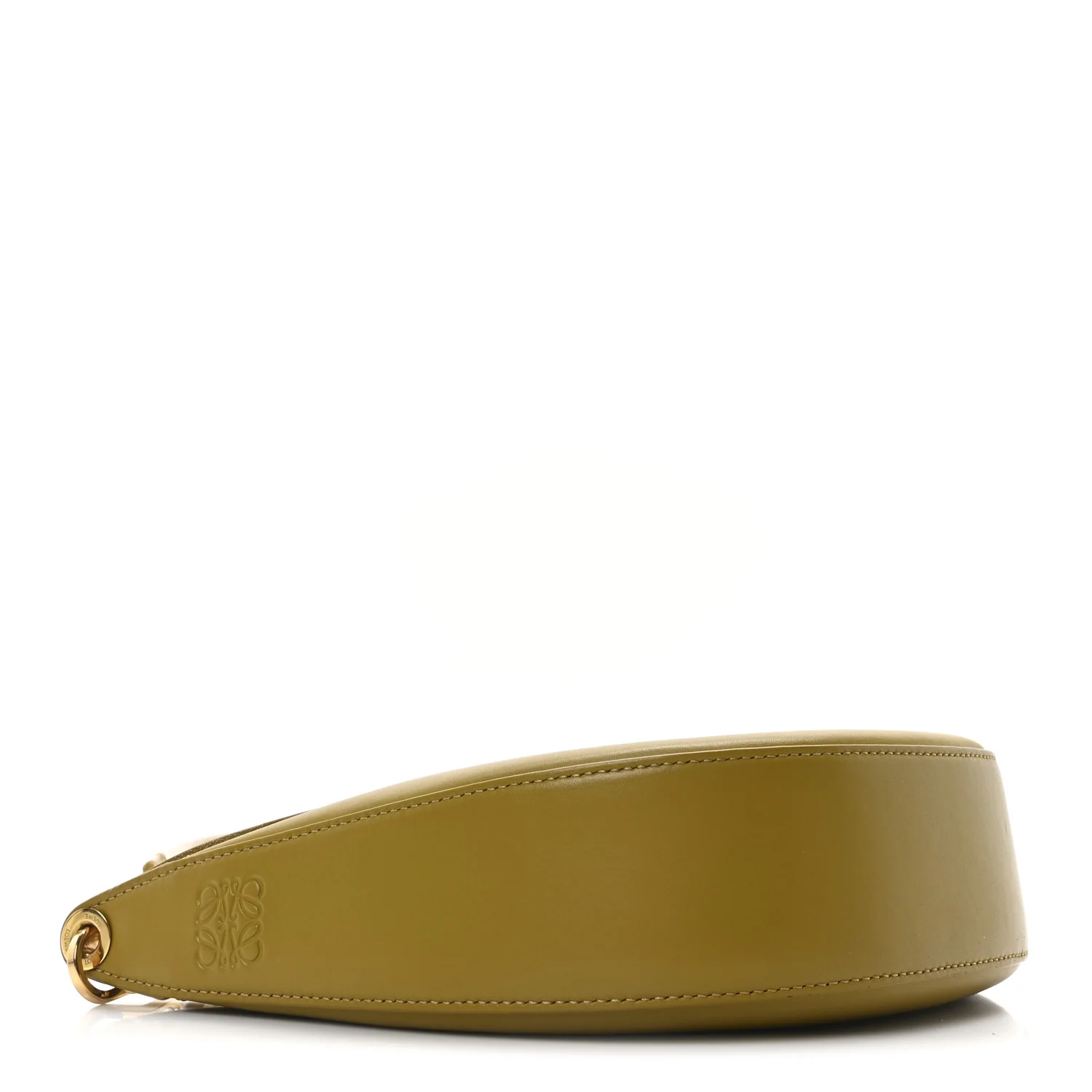 Satin Calfskin Jacquard Small Luna Bag Ochre - Top Club