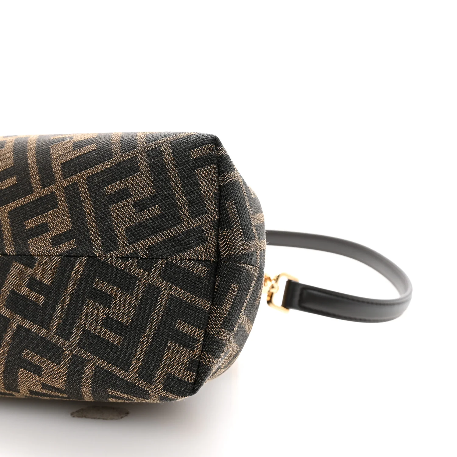 Shiny Nappa Fabric Jacquard FF 1974 Midi Fendi Tobacco Moro Ebano - Top Club