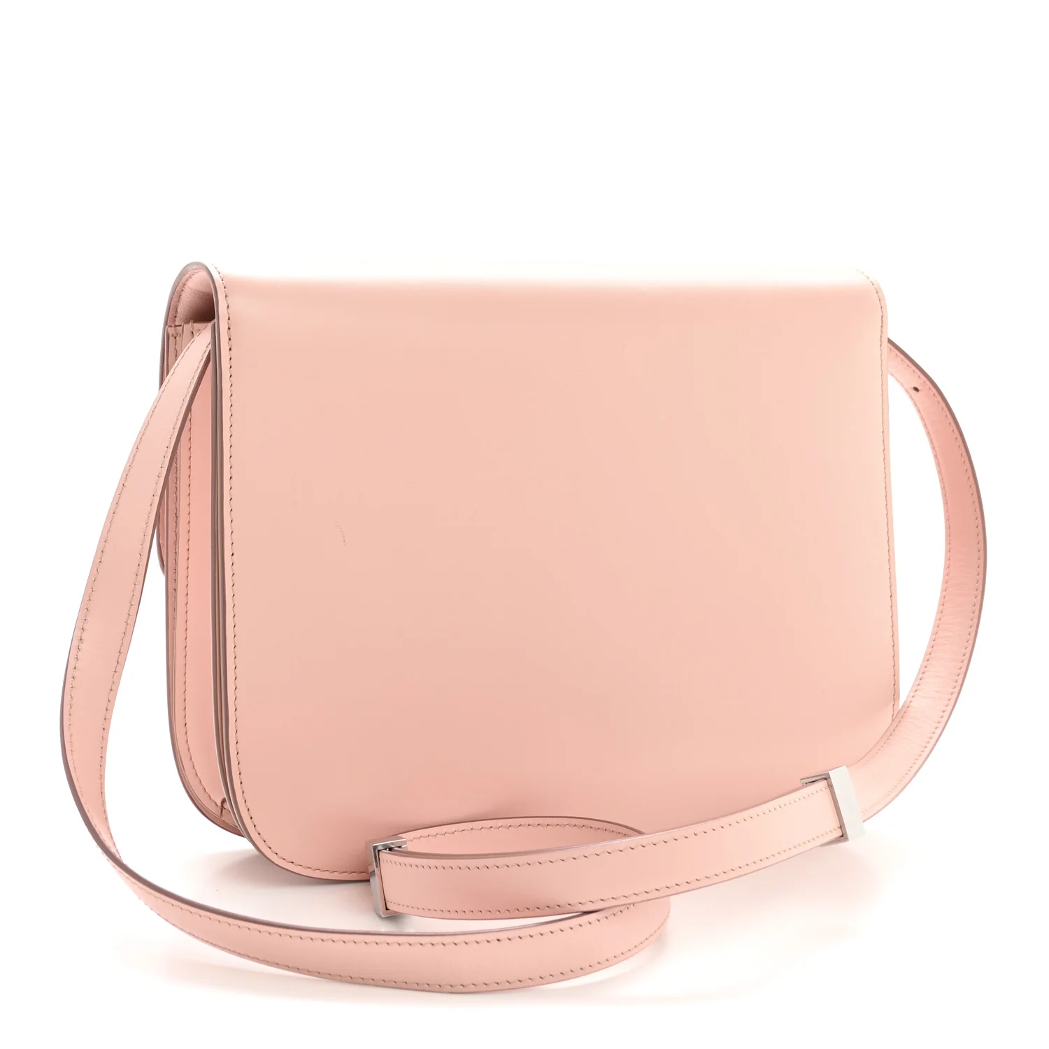 Smooth Calfskin Medium Classic Box Flap Bag Pink - Top Club