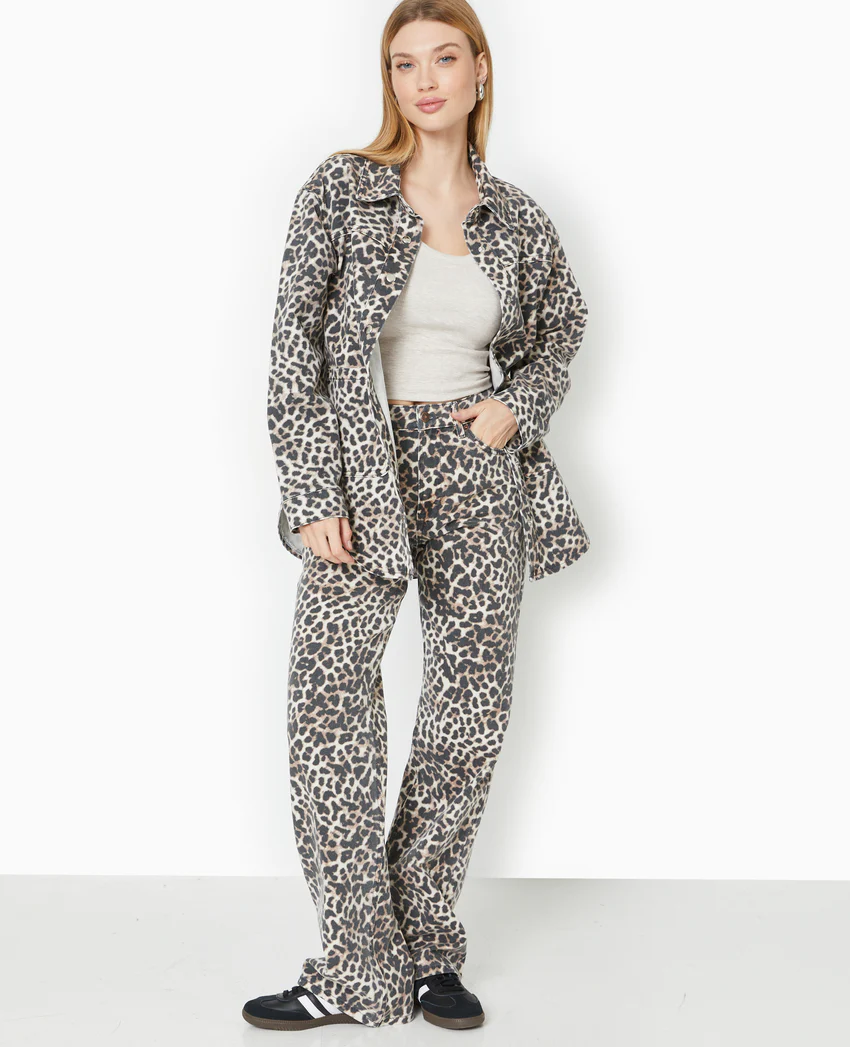 Pimkie Surchemise en toile motif léopard