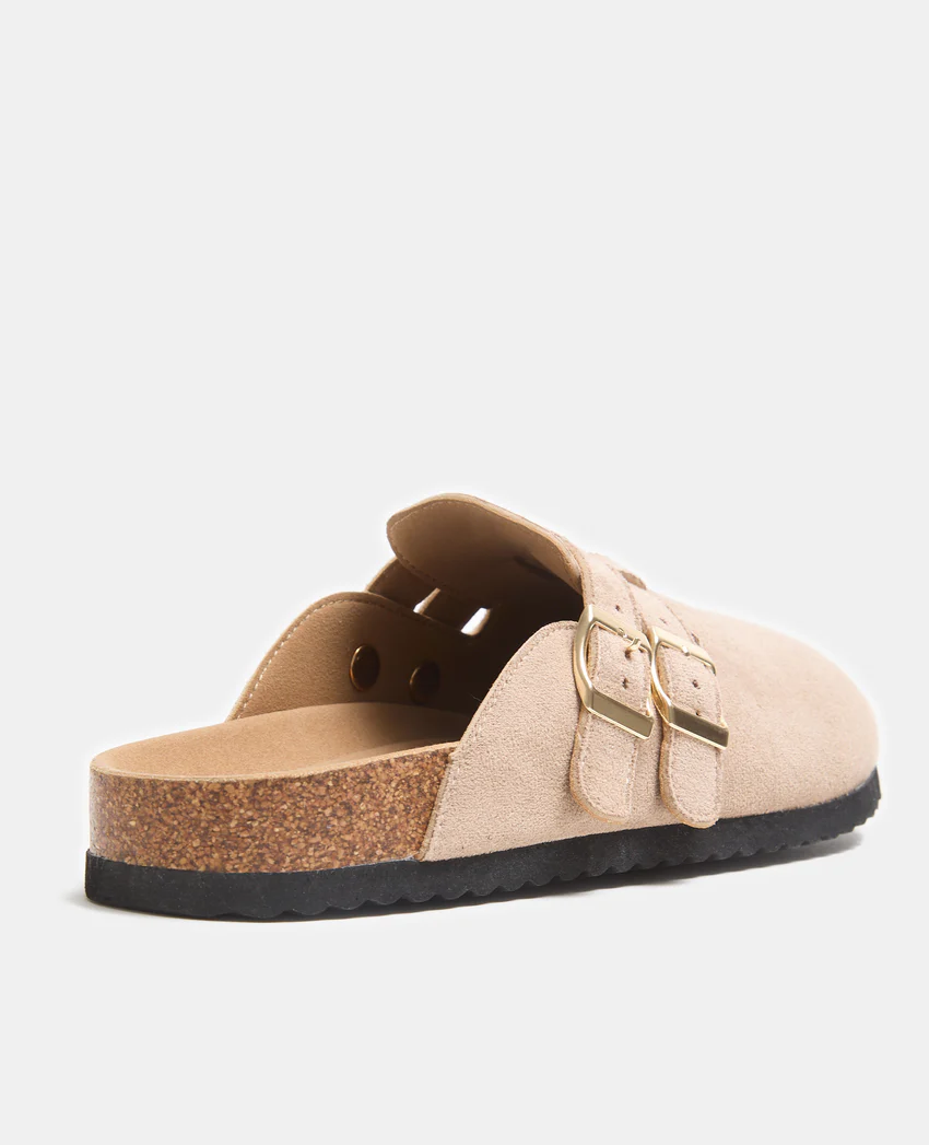 Pimkie Mules sabots en suédine 2 brides