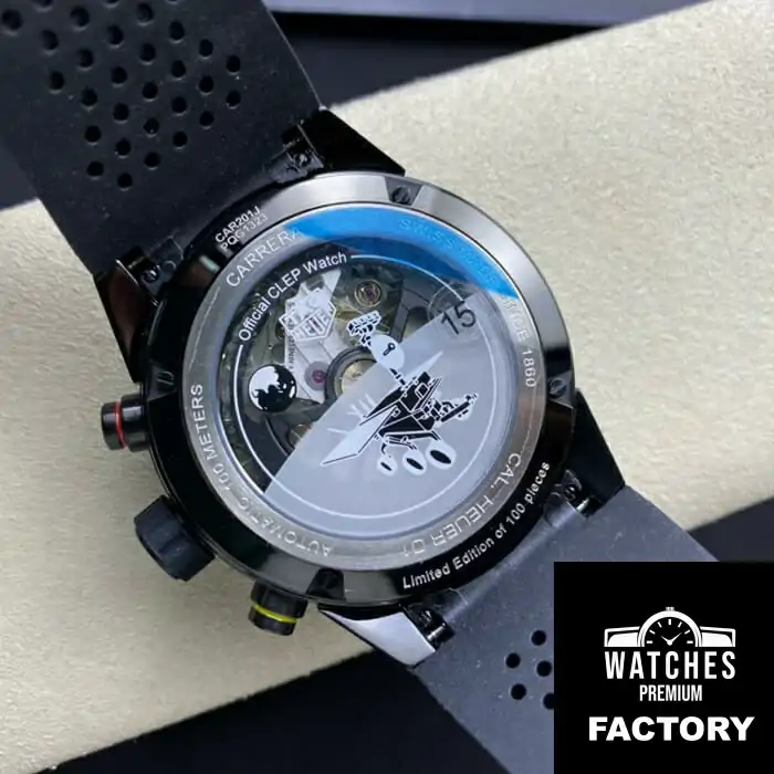 TAG Heuer Carrera CAR201J.FT6087 XF Factory Black Strap